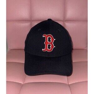 Boston Red Sox New Era 39THIRTY Hat - Navy Stretch Fit Cap - Size Small/Medium